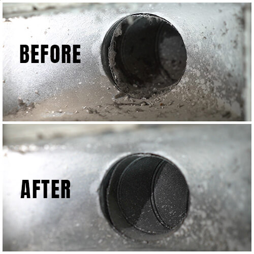 Air Duct Cleaning Before After