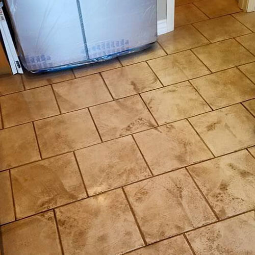 Tile & Grout Cleaning Before