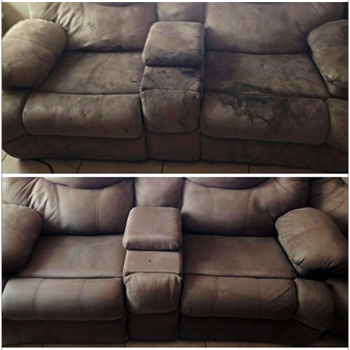 Upholstery Cleaning -Before After