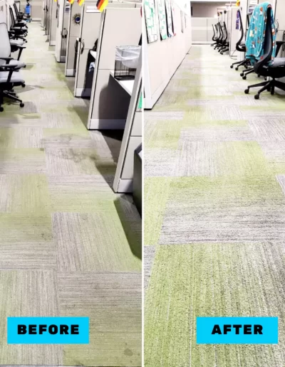 Before & After Carpet Cleaning