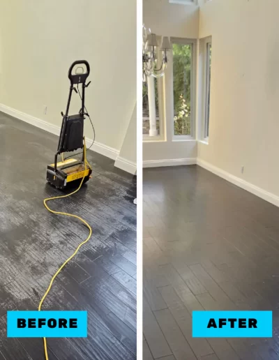 LVP floor cleaning