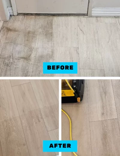 laminate floor or LVP floor cleaning