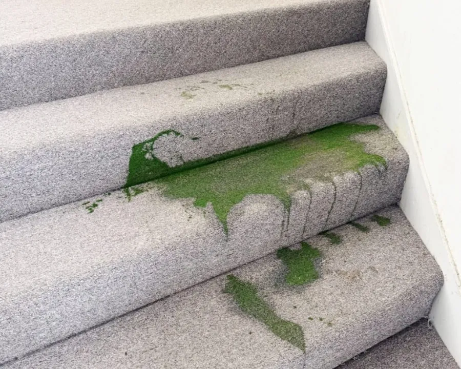 Before heavy stains stairs carpet cleaning Before heavy stains stairs carpet cleaning